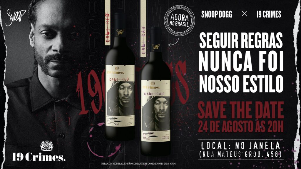 Vinho do Snoop Dogg para o Brasil