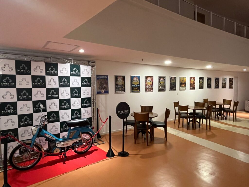 Exposição de motos antigas em Barretos